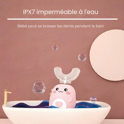 SmileU™ – Brosse à dents électrique en forme de U pour enfants