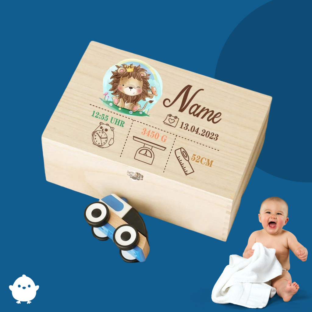 HeritagBox™ - Boîte à mémoire en bois personnalisable